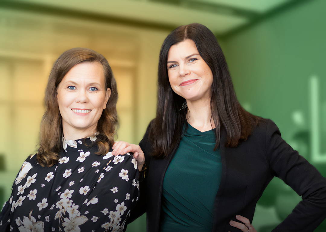 Krista Turunen ja Katariina Tirri